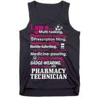 Funny Pharmacy Technician Tank Top