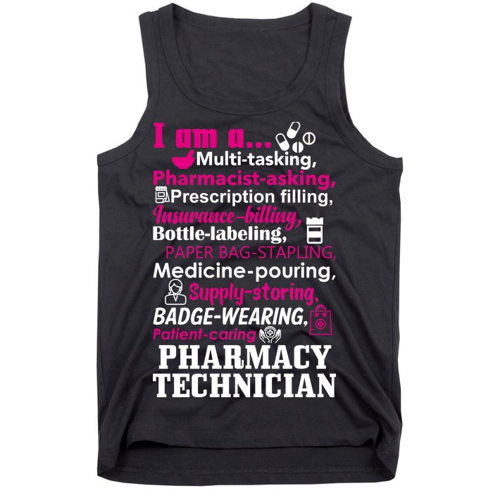 Funny Pharmacy Technician Tank Top