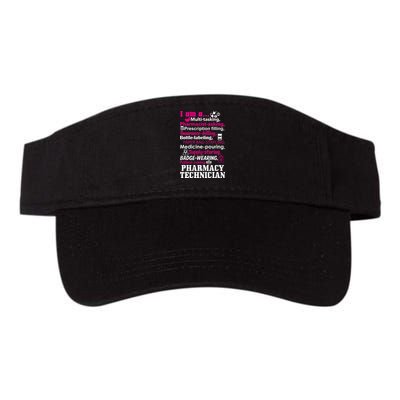 Funny Pharmacy Technician Valucap Bio-Washed Visor