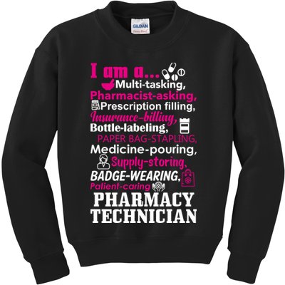 Funny Pharmacy Technician Kids Sweatshirt