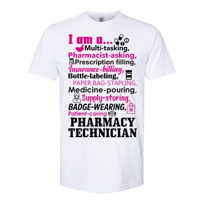 Funny Pharmacy Technician Softstyle CVC T-Shirt