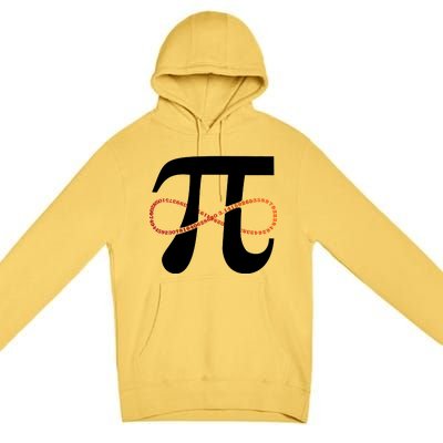 Funny Pi Infinity Numbers 3.14 Premium Pullover Hoodie