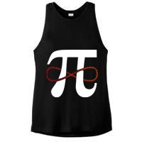 Funny Pi Infinity Numbers 3.14 Ladies PosiCharge Tri-Blend Wicking Tank