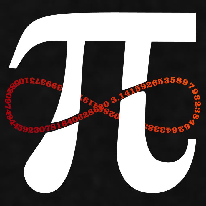 Funny Pi Infinity Numbers 3.14 Ladies PosiCharge Tri-Blend Wicking Tank
