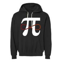 Funny Pi Infinity Numbers 3.14 Garment-Dyed Fleece Hoodie