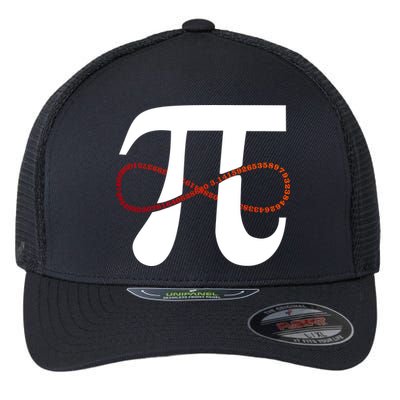 Funny Pi Infinity Numbers 3.14 Flexfit Unipanel Trucker Cap