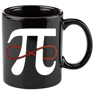 Funny Pi Infinity Numbers 3.14 11oz C Handle Ceramic Mug