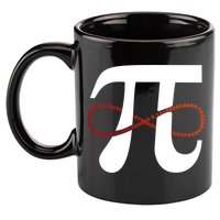 Funny Pi Infinity Numbers 3.14 11oz C Handle Ceramic Mug