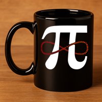 Funny Pi Infinity Numbers 3.14 11oz C Handle Ceramic Mug