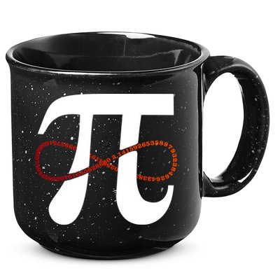 Funny Pi Infinity Numbers 3.14 15oz Campfire Ceramic Mug