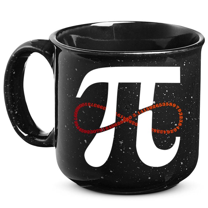 Funny Pi Infinity Numbers 3.14 15oz Campfire Ceramic Mug