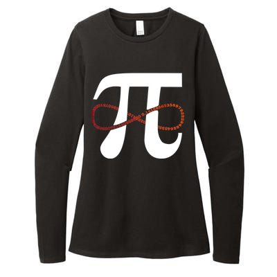 Funny Pi Infinity Numbers 3.14 Womens CVC Long Sleeve Shirt