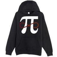 Funny Pi Infinity Numbers 3.14 Premium Pullover Hoodie
