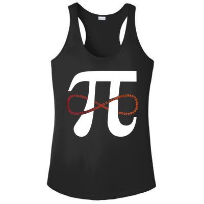 Funny Pi Infinity Numbers 3.14 Ladies PosiCharge Competitor Racerback Tank