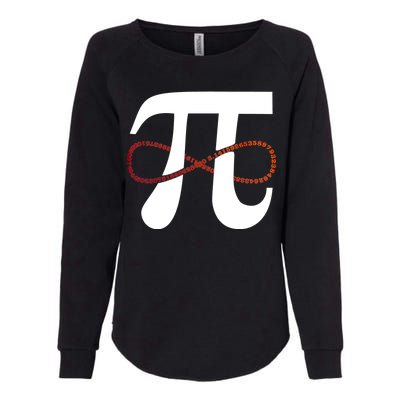 Funny Pi Infinity Numbers 3.14 Womens California Wash Sweatshirt