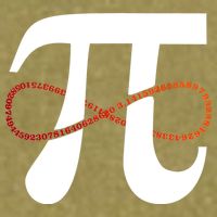 Funny Pi Infinity Numbers 3.14 Garment-Dyed Women's Muscle Tee