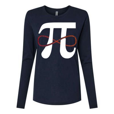 Funny Pi Infinity Numbers 3.14 Womens Cotton Relaxed Long Sleeve T-Shirt