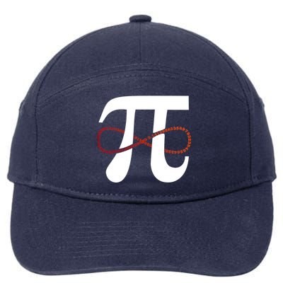 Funny Pi Infinity Numbers 3.14 7-Panel Snapback Hat