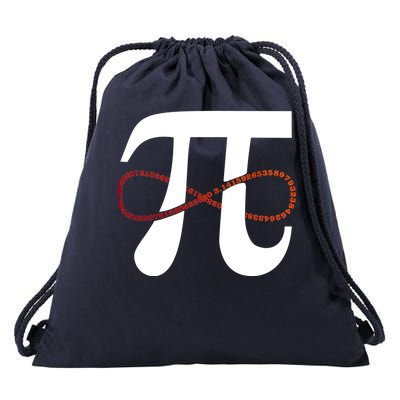 Funny Pi Infinity Numbers 3.14 Drawstring Bag