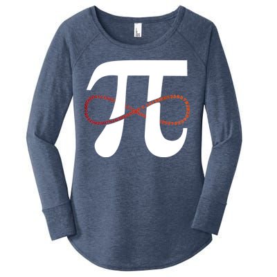 Funny Pi Infinity Numbers 3.14 Women's Perfect Tri Tunic Long Sleeve Shirt