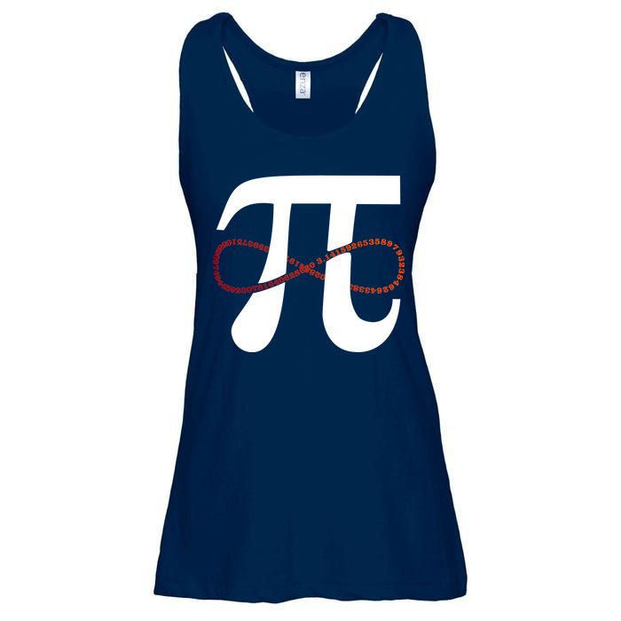 Funny Pi Infinity Numbers 3.14 Ladies Essential Flowy Tank