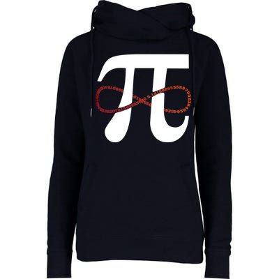 Funny Pi Infinity Numbers 3.14 Womens Funnel Neck Pullover Hood