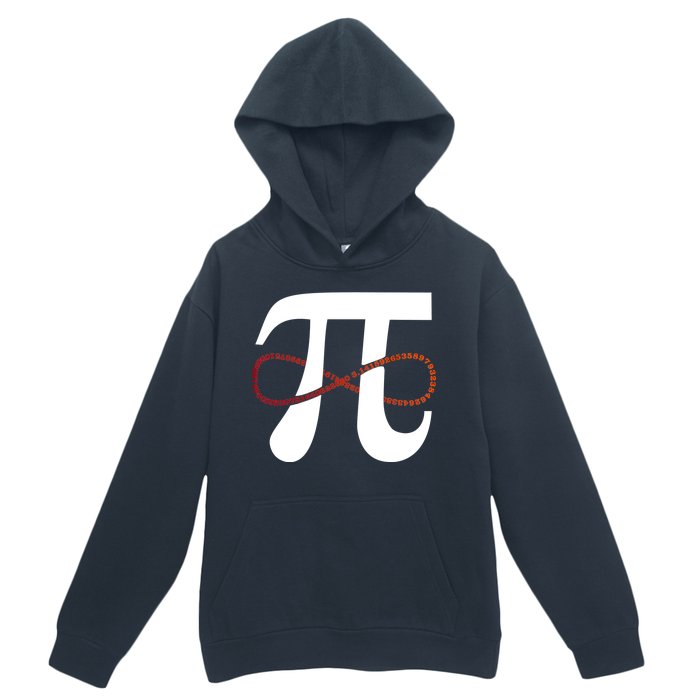 Funny Pi Infinity Numbers 3.14 Urban Pullover Hoodie