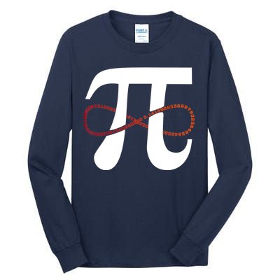 Funny Pi Infinity Numbers 3.14 Tall Long Sleeve T-Shirt