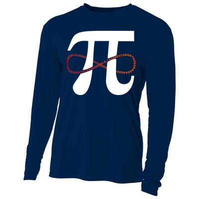 Funny Pi Infinity Numbers 3.14 Cooling Performance Long Sleeve Crew