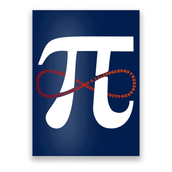 Funny Pi Infinity Numbers 3.14 Poster