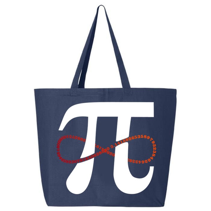 Funny Pi Infinity Numbers 3.14 25L Jumbo Tote