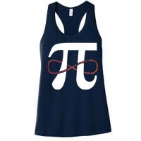 Funny Pi Infinity Numbers 3.14 Women's Racerback Tank