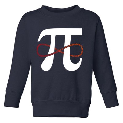 Funny Pi Infinity Numbers 3.14 Toddler Sweatshirt