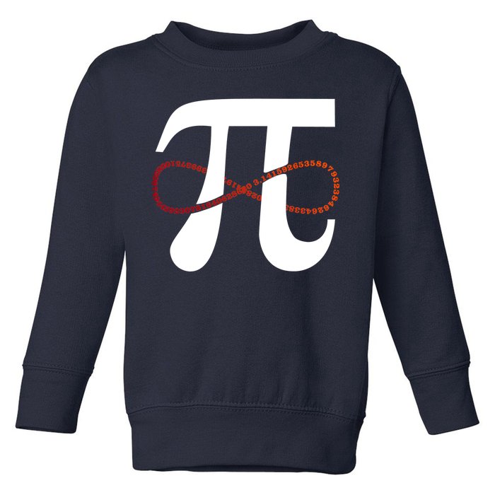 Funny Pi Infinity Numbers 3.14 Toddler Sweatshirt