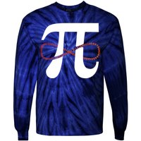 Funny Pi Infinity Numbers 3.14 Tie-Dye Long Sleeve Shirt