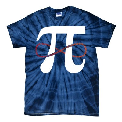 Funny Pi Infinity Numbers 3.14 Tie-Dye T-Shirt