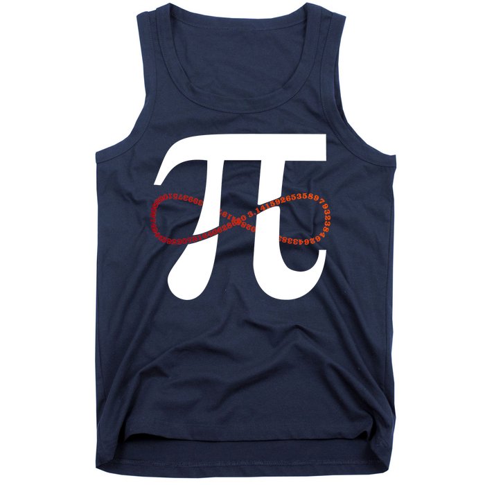 Funny Pi Infinity Numbers 3.14 Tank Top