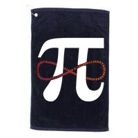 Funny Pi Infinity Numbers 3.14 Platinum Collection Golf Towel