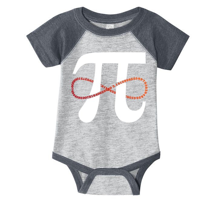 Funny Pi Infinity Numbers 3.14 Infant Baby Jersey Bodysuit