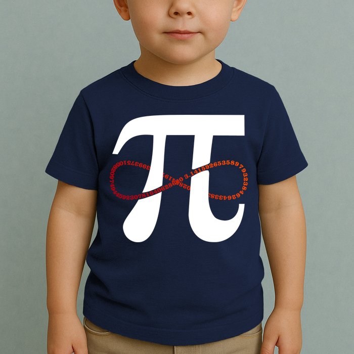 Funny Pi Infinity Numbers 3.14 Toddler T-Shirt
