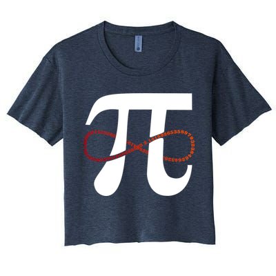 Funny Pi Infinity Numbers 3.14 Crop Top