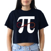 Funny Pi Infinity Numbers 3.14 Crop Top
