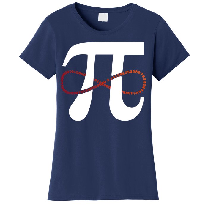 Funny Pi Infinity Numbers 3.14 Women's T-Shirt