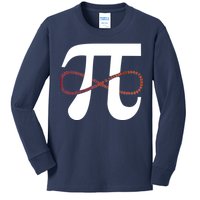 Funny Pi Infinity Numbers 3.14 Kids Long Sleeve Shirt