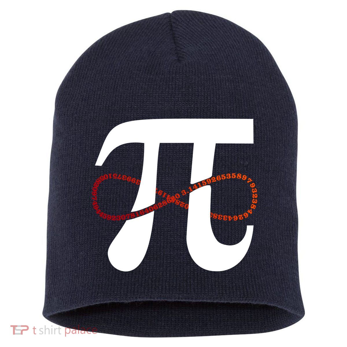 Funny Pi Infinity Numbers 3.14 Short Acrylic Beanie