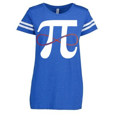 Funny Pi Infinity Numbers 3.14 Enza Ladies Jersey Football T-Shirt