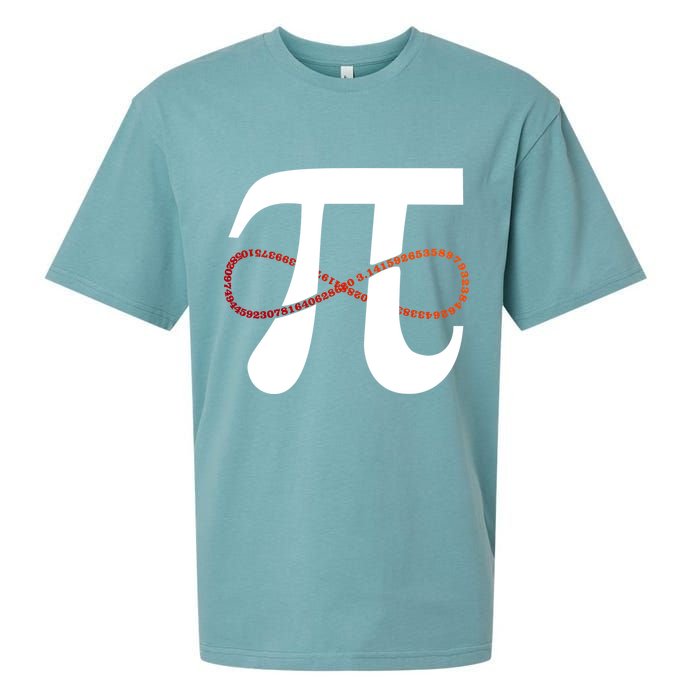 Funny Pi Infinity Numbers 3.14 Sueded Cloud Jersey T-Shirt