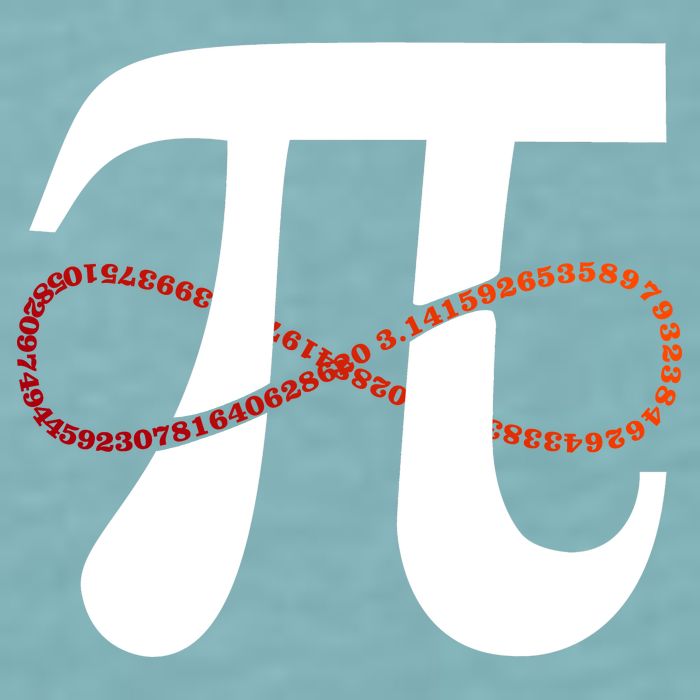 Funny Pi Infinity Numbers 3.14 Sueded Cloud Jersey T-Shirt