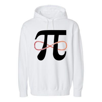 Funny Pi Infinity Numbers 3.14 Garment-Dyed Fleece Hoodie