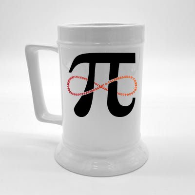 Funny Pi Infinity Numbers 3.14 Beer Stein